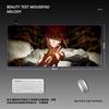 Mousepadchainsaw man maqima rgb anime super grande premium preto gaming escritório teclado mesa pad