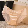 Ropa interior sexy de encaje europea y americana para mujer, de cintura baja, malla transparente, ropa interior para mujer, calzones de algodón ultradelgados, fabricante de ropa interior para mujer