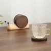 Posavasos de Madera Creativos de Caracol para Escritorio, Almohadillas Aislantes de Calor, Adornos Decorativos, Almohadillas Resistentes al Calor, Bases para Ollas, Bases para Tazones, Portavasos, Succión Magnética Venta al por Mayor