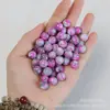 Contas de vidro coloridas e raras, contas de vidro feitas à mão, esferas de vidro feitas sob medida, para fins decorativos em jogos como damas