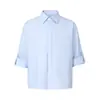 Ru Meng Estilo Nuevo Marca Japonesa de Moda Sentido del Diseño Versátil Camisa para Hombre Otoño Holgada Nicho Adelgazante Manga Larga Camisa Top