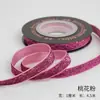 Fita Fina de Veludo Starlight de 1cm Decoração de Bolo para Assar Fita de Cetim Cena de Festival Decoração de Presente Fita de Veludo de Lado Único