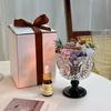 Difusor de Aromaterapia Pedra Cristal Copo de Sorvete Fragrância Duradoura Interna Copo de Vidro High-End Óleo Essencial Ornamentos de Fragrância Sem Fogo