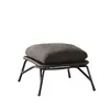 Conjunto de Mesa de Centro e Cadeiras de Rattan para Exterior Três Peças Pátio Jardim Ar Livre Varanda Lazer Corda Cadeira Sofá Individual
