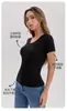 Top de Mujer de Manga Corta de Modal con Sujetador Incorporado, Tallas Grandes, No Necesita Usar Sujetador, Camiseta de Cuello Redondo, Capa Base Versátil