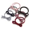 Conjunto Simples e Fresco de Prendedor de Cabelo Estilo Coreano, Faixa de Cabelo com Laço, Corda de Cabelo de Alta Elasticidade, Acessório de Cabelo Elástico para Rabo de Cavalo