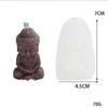 Molde de silicona para vela de Buda pequeño diy forma de Amitabha elementos chinos adornos de vela hechos a mano