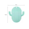 Estante de Almacenamiento Simple de Color Sólido de Nuevo Estilo en Forma de Cactus al por Mayor para Sala de Estar y Dormitorio, Organizador de Pared, No Requiere Instalación, Tipo de Pared con Ventosa