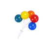 Insertos de Globo de Plástico de Colores Macaron, Globos Pequeños de Colores, Repostería de Postres, Adornos de Decoración para Pasteles de Cumpleaños