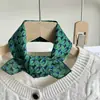Pañuelo Cuadrado Pequeño de Algodón y Lino Floral Delgado para Primavera y Verano para Mujer, Pañuelo de Seda Estampado Versátil, Pañuelo Decorativo Multifuncional para la Cabeza y Lazo para el Cabello