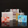 Bolsa de Mano de Leche de PVC con Estampado Puntual Bolsas de Regalo de Plástico para Artículos de Uso Diario Bolsa de Mano de PP para Champú Se Puede Estampar con Logo
