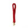 Amazon comercio exterior suministro pulsera pulsera llavero adornos tejido a mano cuerda de algodón llavero colgante accesorios
