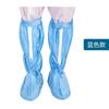 Botas altas antiestáticas SEAGEBEL, sapatos de cano alto sem poeira, botas altas à prova de poeira, botas de borracha de sola grossa e macia azul e branca