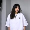 Camiseta de Manga Corta Estilo Japonés para Mujer para Estudiantes, Verano 2026, Estilo Callejero Europeo y Americano Transfronterizo, Top Holgado Oversize de Moda