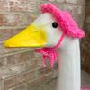 Comércio exterior Amazon Cross-border Hot Sale Handmade Crocheted American Goose Peruca Chapéu Bonito Decorativo Pet Chapéu