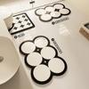 Alfombrilla de Baño de Barro Diatomeas Forma de U para Pie de Inodoro Juego de Tres Piezas Antideslizante para Baño Alfombra Absorbente Alfombra de Inodoro para el Hogar