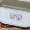 Diseño de aguja de plata S925 aretes de perla natural francesa joyería collar Corea del Sur explosiones de red roja al por mayor