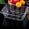 Conlida Empaque de Plástico Charola para Frutas Frescas Charola Desechable Blíster para Llevar Lonchera