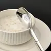 ¡Guau, Cuchara Retorcida Personalizada Acero Inoxidable 316L Cuchara de Postre Mango Largo Cuchara para Remover Creativa Cuchara para Colgar Taza Transfronteriza