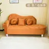Sofá de tela para apartamentos pequeños, sala de estar moderna simple, vivienda de alquiler, tienda de ropa, chaise longue, sofá pequeño de dos plazas para dormitorio
