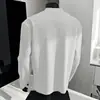 Camiseta Americana Estilo Datos Popular Sudadera de Manga Larga Alta Calidad Diseño Aspecto Estéreo Adelgazante Sudadera de Interior Cx3301