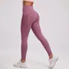 Ju Yi Tang Vestindo Pêssego Quadril Fino Corrida Levantamento de Quadril Exercício Fitness Malha Apertada Bolso Lateral Calças de Ioga