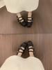 Sapatos Mary Jane de Couro com Tiras Cruzadas Quadrados Estilo Francês para Noite, Sapatilhas Prata Confortáveis para Mulheres