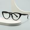 1304 Gafas planas TR90 de alta calidad con protección contra la luz azul, estilo ojo de gato, para mujer, de alta gama, con montura transfronteriza europea y americana.