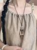 Collar Maillard Estrella de Mar para Mujer 2025 Nuevo Versátil Largo Cuello Halter Cadena Sudadera Diseño Nicho Colgante