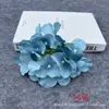 Nuevo producto transfronterizo: 21 Piezas de Cabezas de Flores de Hortensia Artificiales para Coronas de Flores, Paredes de Flores de Fondo para Bodas, Decoraciones de Arcos y Flores Falsas