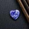 Corazón de Melocotón de Cristal Venta al por mayor Transfronteriza Colgante de Jade Accesorios Pulsera Colgante Hecho a Mano en Forma de Corazón Adorno 20 mm Piedra Preciosa