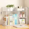 Estante de mesa prateleira de mesa rack de mesa prateleira de armazenamento de mesa mesa de estudo de dormitório prateleira pequena de várias camadas prateleira em camadas