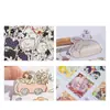 Pegatinas de Pegamento de Cristal Transparente, Agendas de Dibujos Animados Personalizadas, Impresión Impermeable Autoadhesiva de Plástico, Pegatinas para Fotos, Periféricos Personalizados