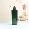 Garrafa Plástica 500ml Garrafa de Shampoo Gel de Banho Limpador Higienizador de Mãos Garrafa Recarregável Skincare Loção Corporal Garrafa Vazia Material de Embalagem