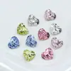 Dongzhou Diamante para Unhas 10*8.8mm Coração Geométrico Fundo Pontiagudo Diamante DIY Brincos Joias Diamante Brilhante Decoração de Unhas Diamante