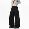 Pantalones de Trabajo con Diseño de Remaches Estilo Americano para Hombres y Mujeres, Pantalones Deportivos Hip-Hop de Alta Costura de Otoño, Pantalones de Nicho con Diseño de Marca de Moda