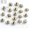 Estilo étnico retro hilo dorado y plateado cuentas Duobao Wen barril de juego cuentas plata antigua nube trasera diy accesorios de joyería estilo nacional