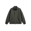 Chaqueta de Trabajo ACE Estilo Callejero Americano de Moda Corte Holgado Versátil Cuello Alto para Hombre, Top Casual Chic HJ5938