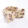 Faixa de Cabelo Veludo Coral Estampa Leopardo Bolinhas Laço Europeia e Americana Transfronteiriça Faixa para Lavar o Rosto Faixa para Maquiagem Esportiva Acessórios de Cabelo