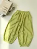 Pantalones de Verano Finos para Niños, Pantalones a Prueba de Mosquitos para Niños, Pantalones Largos de Color Sólido, Pantalones Casuales Finos Sueltos Transpirables para Bebés y Niños