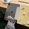 Desenho Animado Coelho Miffy Adequado para Capa Protetora de Tablet iPad Pro Mini Fofo Air7 Sucção Lateral 10ª Geração Y Fold 11 polegadas