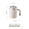 Caneca Térmica de Aço Inoxidável 304, Copo de Beber Estudante de Aparência Sofisticada com Alça e Tampa, Copo de Água de Grande Capacidade