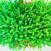 Parede de Plantas de Grama Artificial Simulada Decoração de Parede Fundo Externo Plantas Verdes Falsas Paisagismo Parede de Plantas Verdes Atacado