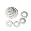 Arandela Plana de Metal Zincado Blanco Arandela Plana para Juntas Tornillo Perno Junta Arandela Plana M2M3M4M5-M12
