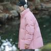 Ropa de Invierno 2024 Nueva Casual con Cuello Acolchado de Algodón de Moda Suelta Cálida Estilo Japonés Para Niños Chaqueta Gruesa Acolchada de Algodón