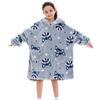 Ropa de Invierno Nueva para Niños Pijamas Manta Versión Holgada Grueso Cálido Suéter Perezoso Nuevo Ropa para el Hogar