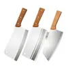 Cuchillo de Cocina de Acero Inoxidable con Mango de Madera en Stock, Cuchillo de Cocina Multiusos para Mujeres, Cuchillo para Rebanar Carne, Cuchillo Doméstico para Damas
