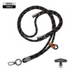 Lanyard Popular para Teléfono Móvil de Muñeca 6mm Fuerte para Colgar en el Cuello Cruzado Ajustable Exterior Montañismo Cuerda Trenzada Anti-Pérdida Color Pistola