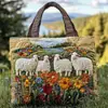 Nuevo producto transfronterizo TEMU Amazon bolso de mano de moda para mujer con estampado bolso de hombro tela Oxford 600D-2