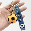 Chaveiro Pingente Estrela do Futebol Messi Série Criativa de Desenho Animado Bola Pingente de Chaveiro de Basquete Pingente Periférico de Futebol